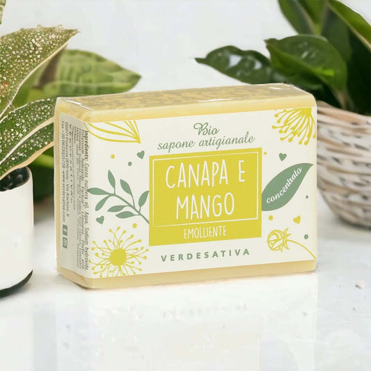 Bio-concentrated soap with hemp and mango